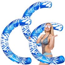 Macarrão de piscina Halloscume, inflável curvo, 115 cm, 2 peças Macarrão de piscina Halloscume, inflável curvo, 115 cm, 2 peças
