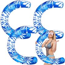 Macarrão de piscina inflável Halloscume curvado 115 cm 3 peças Macarrão de piscina inflável Halloscume curvado 115 cm 3 peças