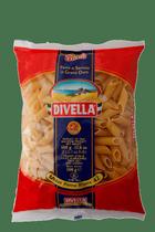 Massa Divella Mezze Penne Rigate Nº42 - Massa Curta De Sêmola De Trigo Duro