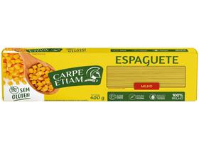 Macarrão Espaguete Vegano sem Glúten de Milho - Carpe Etiam 400g