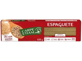 Macarrão Espaguete Vegano sem Glúten - de Quinoa e Arroz Integral Carpe Etiam 400g