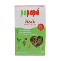 Macarrão Infantil Papapá Mini Fusilli Tricolori 100% Natural 200g