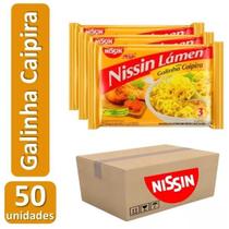 Macarrão Instantâneo Galinha Caipira Nissin Miojo 85g Cx 50 Macarrão Instantâneo Galinha Caipira Nissin Miojo 85g Cx 50
