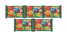 Macarrão Instântaneo Kit com 5 sabor tomate Turma Da Mônica Pct 85g Macarrão Instântaneo Kit com 5 sabor tomate Turma Da Mônica Pct 85g