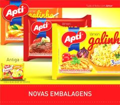 Macarrão Instantâneo Lámen Sabores Apti Miojo 85G Caixa 50