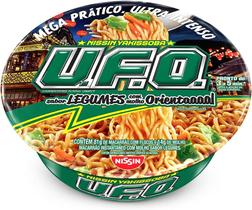 MACARRÃO INSTANTÂNEO NISSIN YAKISSOBA U.F.O. Sabor LEGUMES 95GR MACARRÃO INSTANTÂNEO NISSIN YAKISSOBA U.F.O. Sabor LEGUMES 95GR