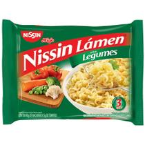 Macarrão Instantâneo Sabor Legumes Nissin Lamén 85g