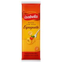 Macarrão Isabela Espaguete com Ovos 500g Macarrão Isabela Espaguete com Ovos 500g