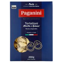 Macarrão Italiano Tortelloni Ricotta Espinafre Paganini 200g