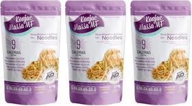 Macarrão Konjac Massa Tipo Noodles de 270g-Kit 03 unidades