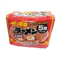 Macarrão Lamen Sabor Shoyu Pacote Com 5 Unid - Sapporo Macarrão Lamen Sabor Shoyu Pacote Com 5 Unid - Sapporo