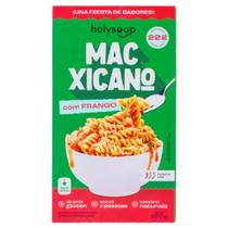 Macarrão Mac Xicano com Frango Sem Glúten, 100% Natural Holysoup 180g - porção até 2 pessoas Macarrão Mac Xicano com Frango Sem Glúten, 100% Natural Holysoup 180g - porção até 2 pessoas