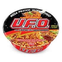 Macarrão Nissin UFO Sabor Carne Com Molho Japonês 97g