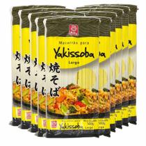 Macarrão Para Yakissoba -Alfa Largo 500 Gramas- (Kit com 10)