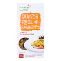 Macarrão Quinoa Real Amaranto Anelli Mundo Da Quinoa 300g