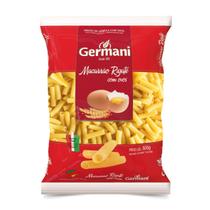 Macarrão Rigate Com Ovos Germani 500G, Massa Penne De Sêmola Com Ovos Pasta Rigate All Uovo, Vermelho, Texturas E Temper