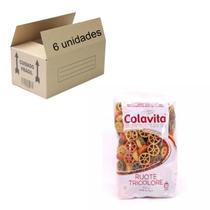 Macarrão Ruote Tricolori Colavita Grano Duro 500G (6 Und)