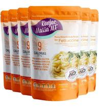 Macarrão Sem Gluten Fettuccine 6 X 270g Konjac Shirataki