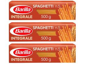 Macarrão Spaghetti Grano Duro Integral Barilla