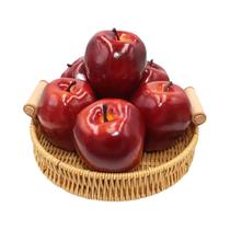 Maçãs Artificiais Realistas (6 Peças) Para Decoração De Festas, Casamentos, Cozinha, Casa E