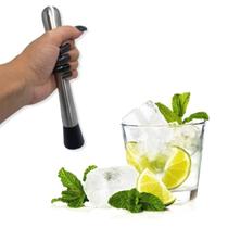 Macerador E Socador De Caipirinha Para Drinks E Cozinha Inox