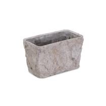 Maceta Rectangular de Cemento Cerámico Cheung, Gris Maceta Rectangular de Cemento Cerámico Cheung, Gris