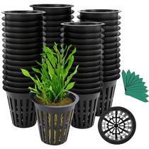 Macetas de malla GROWNEER para hidroponía 100 unidades de 5 cm para jardín