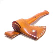 Machadinha Wenzel Multiuso Encabada com Bainha de Couro Marrom Camping, Trilha e Jardinagem Machadinha Wenzel Multiuso Encabada com Bainha de Couro Marrom Camping, Trilha e Jardinagem