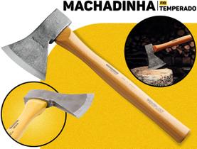Machado 600g Tramontina Com Cabo Madeira Ferramenta Robusta P/ Lenhador Carpintaria Corte De Madeira Machado 600g Tramontina Com Cabo Madeira Ferramenta Robusta P/ Lenhador Carpintaria Corte De Madeira
