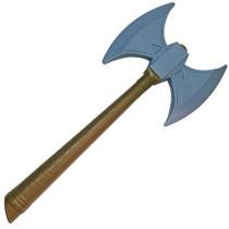 Machado De Brinquedo Para Halloween Viking Duplo P/ Cosplay Festas