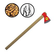 Machado Lenhador 2,5Lb Cabo Madeira Resistente Durável Machado Lenhador 2,5Lb Cabo Madeira Resistente Durável
