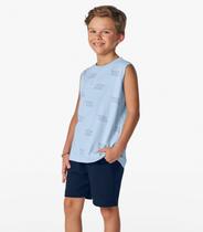 Machão em Cotton Leve Trick Nick Azul