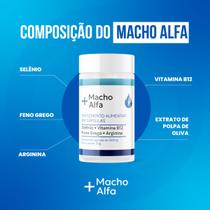 Macho Alfa 60 Cápsulas Energia Vitalidade e Desempenho Masculino Auxilia na Libido e Disposição Macho Alfa 60 Cápsulas Energia Vitalidade e Desempenho Masculino Auxilia na Libido e Disposição