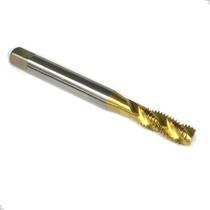 Macho Máquina M10 x 1.5 mm Canal Helicoidal Haste Reforçada, em Aço Rápido HSS TiN