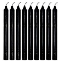 Maço 9 Velas Obaluaê Preta Preto Velho Vela Preta Umbanda Maço 9 Velas Obaluaê Preta Preto Velho Vela Preta Umbanda
