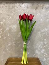 Maço de Tulipa - Vermelho de 40x12x8cm - Flórida Decorações