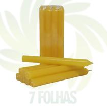 Maço de Vela Amarela 8 un - 18 cm