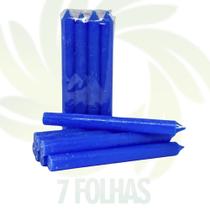 Maço de Vela Azul Escuro - 8 un - 18 cm