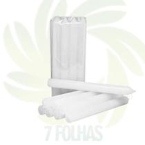 Maço de Vela Branca - 8 un - 18 cm