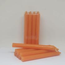 Maço de Vela Laranja - 8 un - 18 cm Maço de Vela Laranja - 8 un - 18 cm
