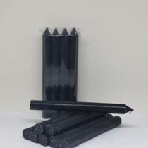 Maço de Vela Preta - 8 un - 18 cm Maço de Vela Preta - 8 un - 18 cm