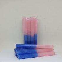 Maço de Vela Rosa e Azul - 8 un - 18 cm Maço de Vela Rosa e Azul - 8 un - 18 cm