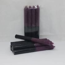 Maço de Vela Roxa e Preta 8 un - 18 cm Maço de Vela Roxa e Preta 8 un - 18 cm