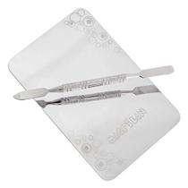 Macrilan AC04 Kit - Placa + Espátula para Maquiagem