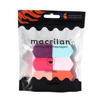 Macrilan EP04 Kit 6 Esponjas de Maquiagem