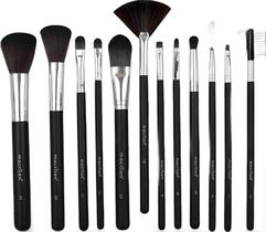 Macrilan kit com 12 pincéis para maquiagem kp9-1a