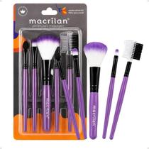 Macrilan kit com 5 pincéis roxo ref.kp3-1