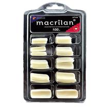 Macrilan Kit de Unhas Postiças Quadrada Natural UP104