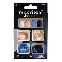 Macrilan Kit de Unhas Postiças Tamanho Médio 96 Peças - UK105