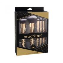 Macrilan Kit Pinceis Precious Gold Com 5 ED006
